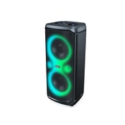 JVC Portable Bluetooth Party speaker with wireless mic and remote control XS-N4112PB Black