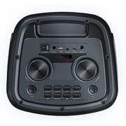 JVC Portable Bluetooth Party speaker with wireless mic and remote control XS-N4112PB Black