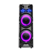 JVC Portable Bluetooth Party speaker with wireless mic and remote control XS-N7222PB Black