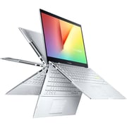 ASUS VivoBook Flip 14 (2020) Laptop - 11th Gen / Intel Core i5-1135G7 / 14inch FHD / 8GB RAM / 512GB SSD / Shared Intel Iris Xe Graphics / Windows 11 Home / English & Arabic Keyboard / Silver / Middle East Version - [TP470EA-EC450W]