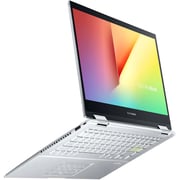 ASUS VivoBook Flip 14 (2020) Laptop - 11th Gen / Intel Core i5-1135G7 / 14inch FHD / 8GB RAM / 512GB SSD / Shared Intel Iris Xe Graphics / Windows 11 Home / English & Arabic Keyboard / Silver / Middle East Version - [TP470EA-EC450W]