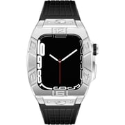 Merlin Craft Case With Strap 45mm Silver/Black For Apple Watch
