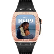 Merlin Craft Case With Strap 45mm Rose Gold/Black For Apple Watch