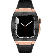 Merlin Craft Case With Strap 45mm Black/Rose Gold For Apple Watch