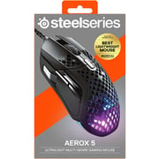 Steelseries Aerox 5 RGB Wired Gaming Mouse Black