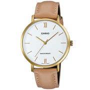 CASIO Women's Analog White Dial Watch - LTP-VT01GL-7BUDF