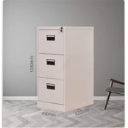 Galaxy Design 3 Drawer Vertical Filing Cabinet, Color Grey Size L x W x H 45 x 62 x 103 cm Model - GDF-3DR.