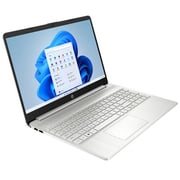 HP (2022) Laptop - AMD Ryzen 5-5625U / 15.6inch FHD / 512GB SSD / 8GB RAM / Shared AMD Radeon Graphics / Windows 11 Home / English & Arabic Keyboard / Natural Silver / Middle East Version - [15S-EQ3001NE]