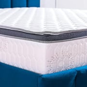 Galaxy Design Medical Euro Top Mattress White Color Twin Size L x W x H 200 x 120 x 22 cm Model - GDF-200120 - 3 Year Full Warranty.