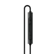 Edifier P205 In-Ear Headphones with Mic and Inline Control 3.5mm Wired Stereo Earphones Earbuds with Mic and Remote Control - Black