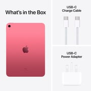 iPad 10th Generation 10.9-inch (2022) - WiFi 256GB Pink Middle East Version with FaceTime