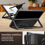 Spigen Neo Hybrid S designed for Samsung Galaxy Z Fold 4 case cover with Kickstand - Black
