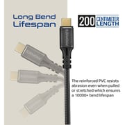 Promate USB-C To USB-C Cable 2m Black