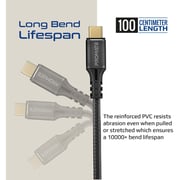 Promate USB-C To USB-C Cable 1m Black