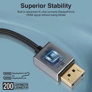 Promate HDMI Cable 2m Black/Grey