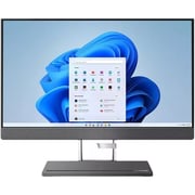 Lenovo IdeaCentre AIO 5 24IAH7 (2022) Desktop - 12th Gen / Intel Core i7-12700H / 23.8inch FHD / 512GB SSD / 16GB RAM / 4GB Intel Arc A370M Graphics / Windows 11 Home / English & Arabic Keyboard / Grey / Middle East Version