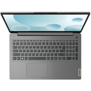Lenovo IdeaPad 3 (2022) Laptop - 12th Gen / Intel Core i7-1255U / 15.6inch FHD / 512GB SSD / 16GB RAM / Shared Intel Iris Xe Graphics / Windows 11 Home / English & Arabic Keyboard / Grey / Middle East Version - [82RK006GAX]