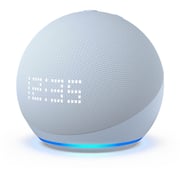 Amazon Echo Dot 5th Generation Smart Speaker With Clock and Alexa Cloud Blue