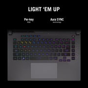 ASUS ROG Strix G15 (2022) Gaming Laptop - AMD Ryzen 7-6800H / 15.6inch WQHD / 16GB RAM / 1TB SSD / 6GB NVIDIA GeForce RTX 3060 Graphics / Windows 11 Home / English & Arabic Keyboard / Grey / Middle East Version - [G513RM-HQ156W]