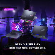 ASUS ROG Strix G15 (2022) Gaming Laptop - AMD Ryzen 7-6800H / 15.6inch WQHD / 16GB RAM / 1TB SSD / 6GB NVIDIA GeForce RTX 3060 Graphics / Windows 11 Home / English & Arabic Keyboard / Grey / Middle East Version - [G513RM-HQ156W]