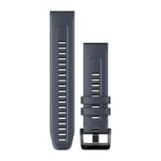 Garmin QuickFit 22mm Silicone Watch Band Granite Blue
