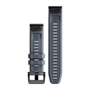 Garmin QuickFit 22mm Silicone Watch Band Granite Blue