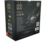 Dob H700GX Wired Over Ear Gaming Headset Black