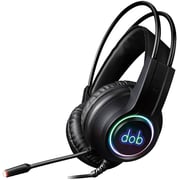 Dob H750GX Wired Over Ear Gaming Headset Black