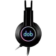 Dob H750GX Wired Over Ear Gaming Headset Black