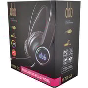 Dob H750GX Wired Over Ear Gaming Headset Black