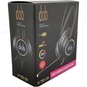 Dob H750GX Wired Over Ear Gaming Headset Black