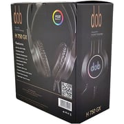 Dob H750GX Wired Over Ear Gaming Headset Black