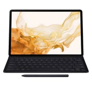 Samsung Galaxy Tab S8+ 12.4 Inch 128GB Graphite Grey Includes S Pen, English Keyboard Cover-International Version
