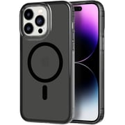 Tech21 Evo tint designed for iPhone 14 Pro Max case cover compatible with MagSafe with 12 feet drop protection - Ash Black