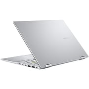 ASUS VivoBook Flip 14 (2020) Laptop - 11th Gen / Intel Core i7-1165G7 / 14inch FHD / 6GB RAM / 1TB SSD / Shared Intel Iris Xe Graphics / Windows 11 Home / English & Arabic Keyboard / Silver / Middle East Version - [TP470EA-EC451W]