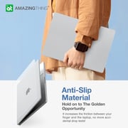 Amazing Thing Marsix Pro Case With Magnetic Stand Grey/Clear MacBook Pro 14inch