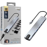 Xpower XP-HU83-GY 8 In 1 USB-C Hub