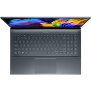 ASUS ZenBook Pro 15 OLED (2021) Laptop - AMD Ryzen 9-5900HX / 15.6inch FHD / 16GB RAM / 1TB SSD / NVIDIA GeForce RTX 3050 Ti Graphics / Windows 11 Pro / English Keyboard / Pine Grey / International Version - [UM535QE-XH91T]