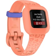 Garmin 010-02441-04 Vivofit JR.3 Fitness Tracker Peach Leopard