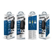 Energizer 65W Fast Charger With UK/EU/US Adapter Black