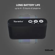 Toreto TOR-340 Pro Booster Beat 3W Wireless Bluetooth Speaker with Arm Band