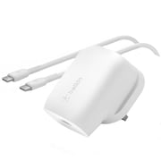 Belkin Wall Charger 30W White With USB Type-C Cable 1m