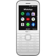 Nokia 8000 4GB White 4G Dual Sim Mobile Phone