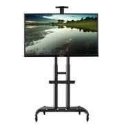 NB North Bayou Mobile Cart TV Stand with Wheels for 55