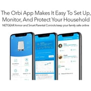 Netgear Orbi 850 Series Tri-Band Wi-Fi 6 Mesh System + 3 Satellites