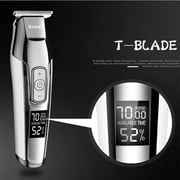 KEMEI Men's LCD Display Wireless Cordless and USB Rechargeable Hair Clipper KM-5027