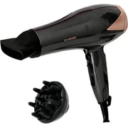 KHIND Salon Quality Hair Dryer X20, 2000W, Lightweight Travel Hairdryer for Normal & Curly Hair