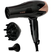 KHIND Salon Quality Hair Dryer X20, 2000W, Lightweight Travel Hairdryer for Normal & Curly Hair