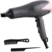 KHIND Salon Quality Hair Dryer X20, 2000W, Lightweight Travel Hairdryer for Normal & Curly Hair