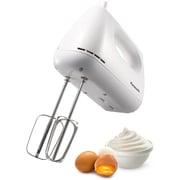Panasonic 175W,Hand Mixer 5 Speed Selection, With Egg Beater And Dough Hook Model Mkgh3, White`